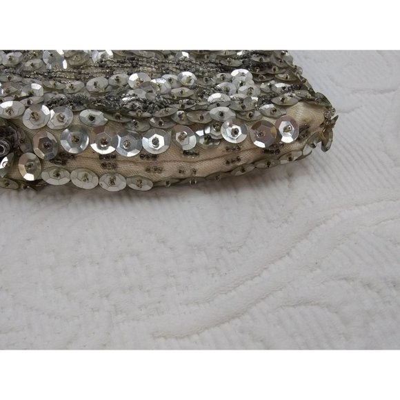 Vintage cocktail/ formal /evening sequined handbag made in Hong Kong - Picture 4 of 12